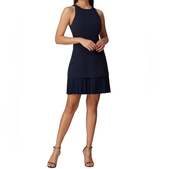 Cinq a Sept Navy Catriona Dress - Picture 1 of 8